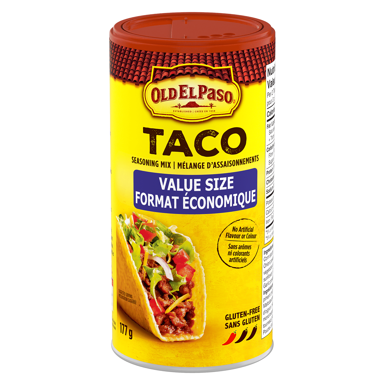Taco Seasoning Mix Original Value Size